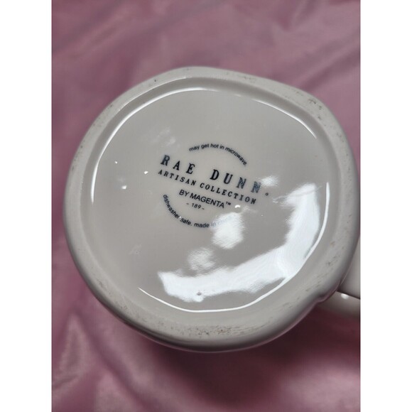 Rae Dunn Artisan Collection Coffee Mug Cup Witch's Brew Black Interior 2022 5" - Picture 4 of 4